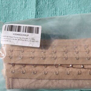SHESHAPE WAIST TRAINER TUMMY CONTROL W/ ADJUSTABLE STRAPS & EXTRA PIECE SIZE XXL